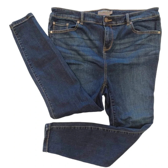 Torrid Midfit Super  Soft Skinny Blue Jeans Size 16S - Picture 5 of 10